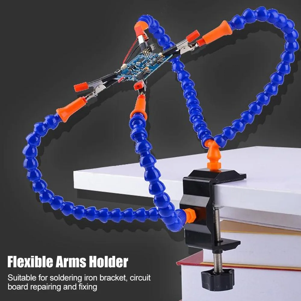 7pcs Blue Flexible Soldering Holder Flexible Arms Easy to Bend Soldering Clamp Aid 4 Arms Soldering Holder
7pcs Blue Flexible Soldering Holder Flexible Arms Easy to Bend Soldering Clamp Aid 4 Arms Soldering Holder