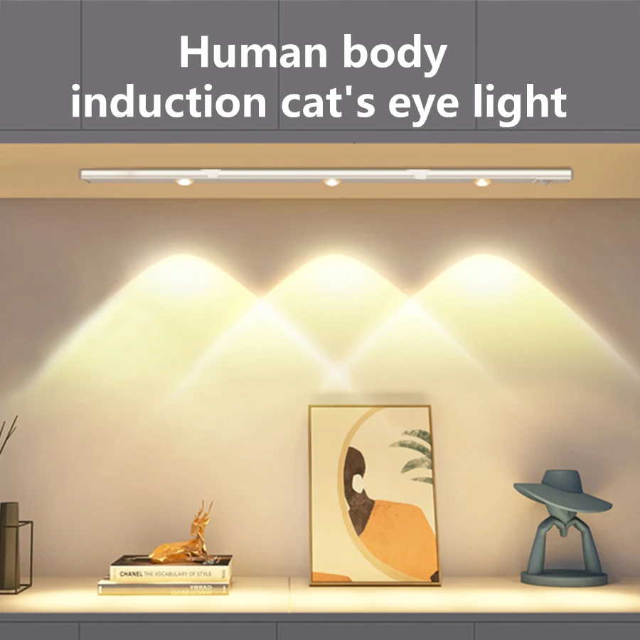 20CM/30CM/40CM/50CM Cabinet Light USB Rechargeable Motion Sensor Wireless Ultra Thin Night Lamp For Kitchen Wardrobe Lighting
20CM/30CM/40CM/50CM Cabinet Light USB Rechargeable Motion Sensor Wireless Ultra Thin Night Lamp For Kitchen Wardrobe Lighting