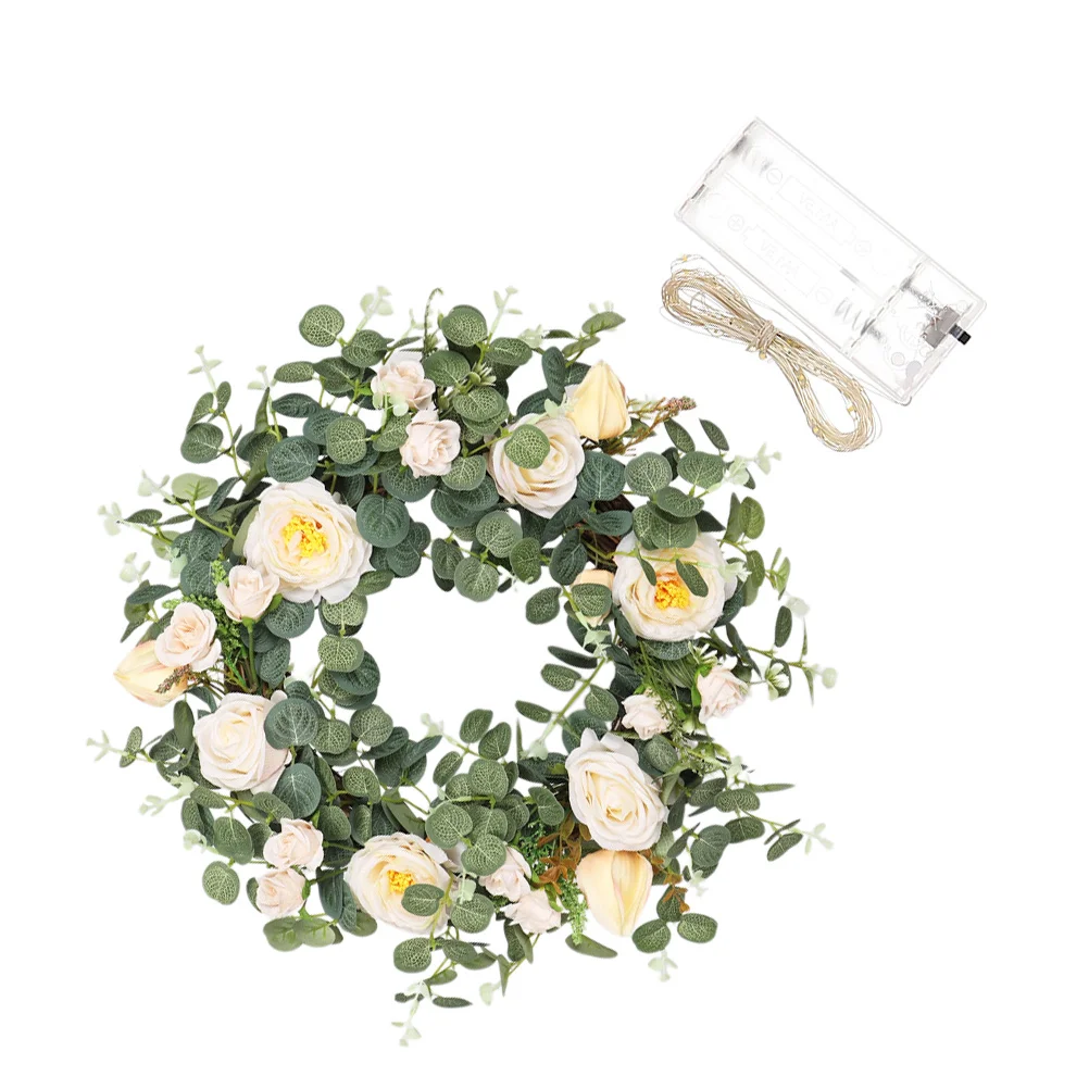 1 Set Pcs Camellia Hanging Decor Eucalyptus Leaf Front Door Artificial Wreath Wall Garland Home Wedding Party Decor Simulation 
1 Set Pcs Camellia Hanging Decor Eucalyptus Leaf Front Door Artificial Wreath Wall Garland Home Wedding Party Decor Simulation