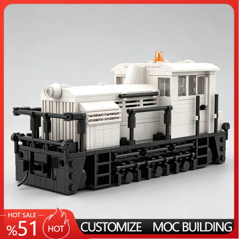 659PCS Plymouth Wdt 6 Wheel Locomotive Building Blocks MOC Model DIY Assembly Toy Educational Collection Birthday Gifts For funs
659PCS Plymouth Wdt 6 Wheel Locomotive Building Blocks MOC Model DIY Assembly Toy Educational Collection Birthday Gifts For funs