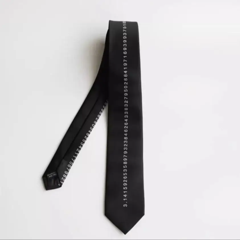 High Quality Men Women Designer Vintage White Number Embroidery Black Ties For Shirt Boy Girls Performance Necktie Tie TB468
High Quality Men Women Designer Vintage White Number Embroidery Black Ties For Shirt Boy Girls Performance Necktie Tie TB468