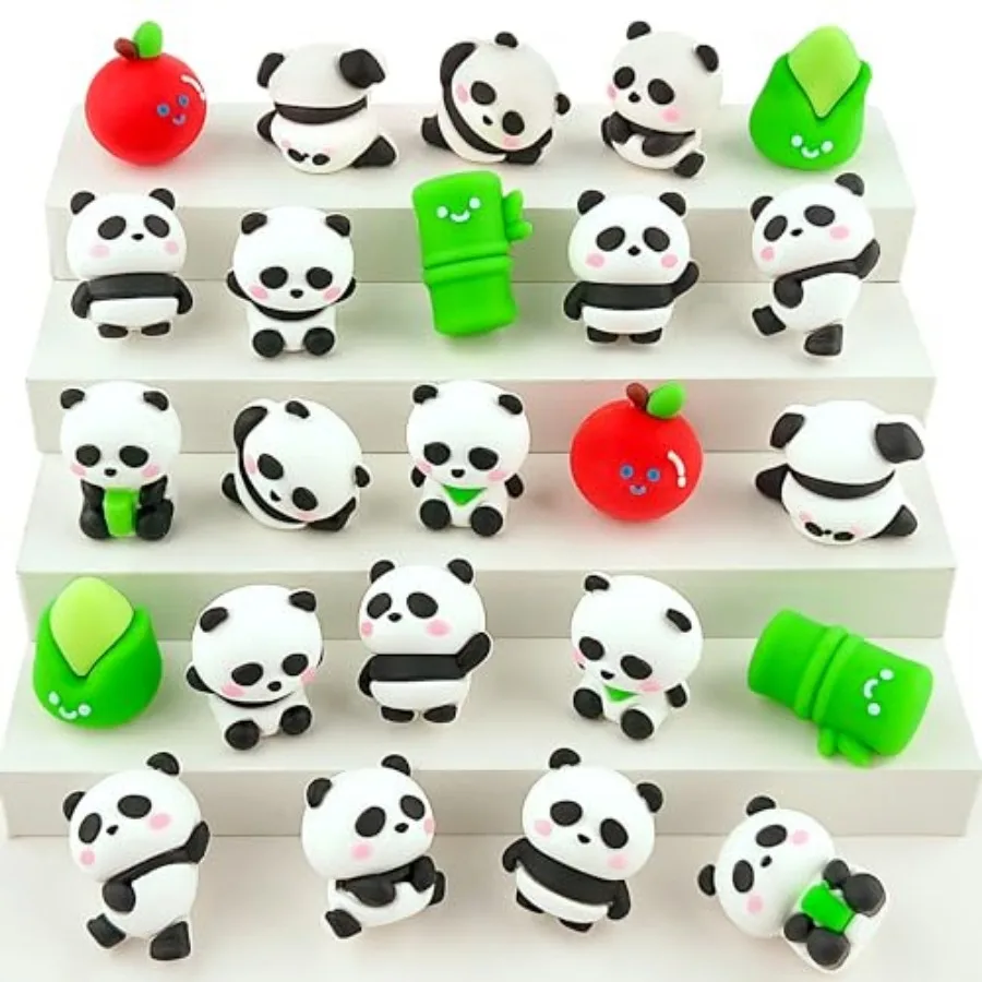 24 pcs Mini Panda Erasers for Classroom Prizes Cute 3D Panda Pencil Erasers for Classroom Prizes Class Treasure Box Game Reward
24 pcs Mini Panda Erasers for Classroom Prizes Cute 3D Panda Pencil Erasers for Classroom Prizes Class Treasure Box Game Reward