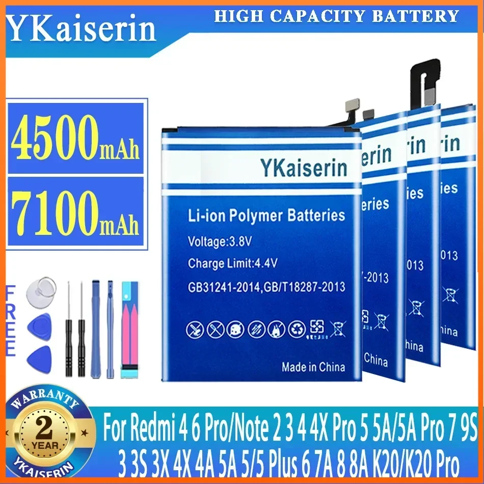Аккумулятор ykaisin для Xiaomi, батарея для Xiaomi BM45, BN45, BM49, BP41, BP40, BN4A, BN44, BN37, BN36, BN35, BM47, BN31, BN43, BN49, BM39, BM3B, BM3J, BM4E, BN30, BN34
Аккумулятор ykaisin для Xiaomi, батарея для Xiaomi BM45, BN45, BM49, BP41, BP40, BN4A, BN44, BN37, BN36, BN35, BM47, BN31, BN43, BN49, BM39, BM3B, BM3J, BM4E, BN30, BN34