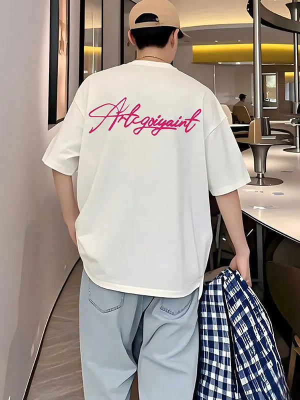 Cleanfit Cool Cotton Letter Print ort Sve T-irt Men's Summer Faion College Sle Pure Cotton Five-Quarter Sve
Cleanfit Cool Cotton Letter Print ort Sve T-irt Men's Summer Faion College Sle Pure Cotton Five-Quarter Sve