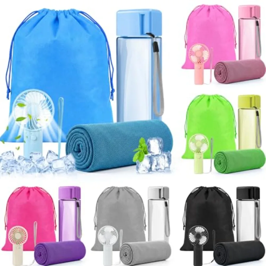 12 Set Theme Park Necessities Cruise Ship Accessory Kit Mini Portable Fan Bulk 17oz Water Bottle Cooling Towel Drawstring Bag S
12 Set Theme Park Necessities Cruise Ship Accessory Kit Mini Portable Fan Bulk 17oz Water Bottle Cooling Towel Drawstring Bag S