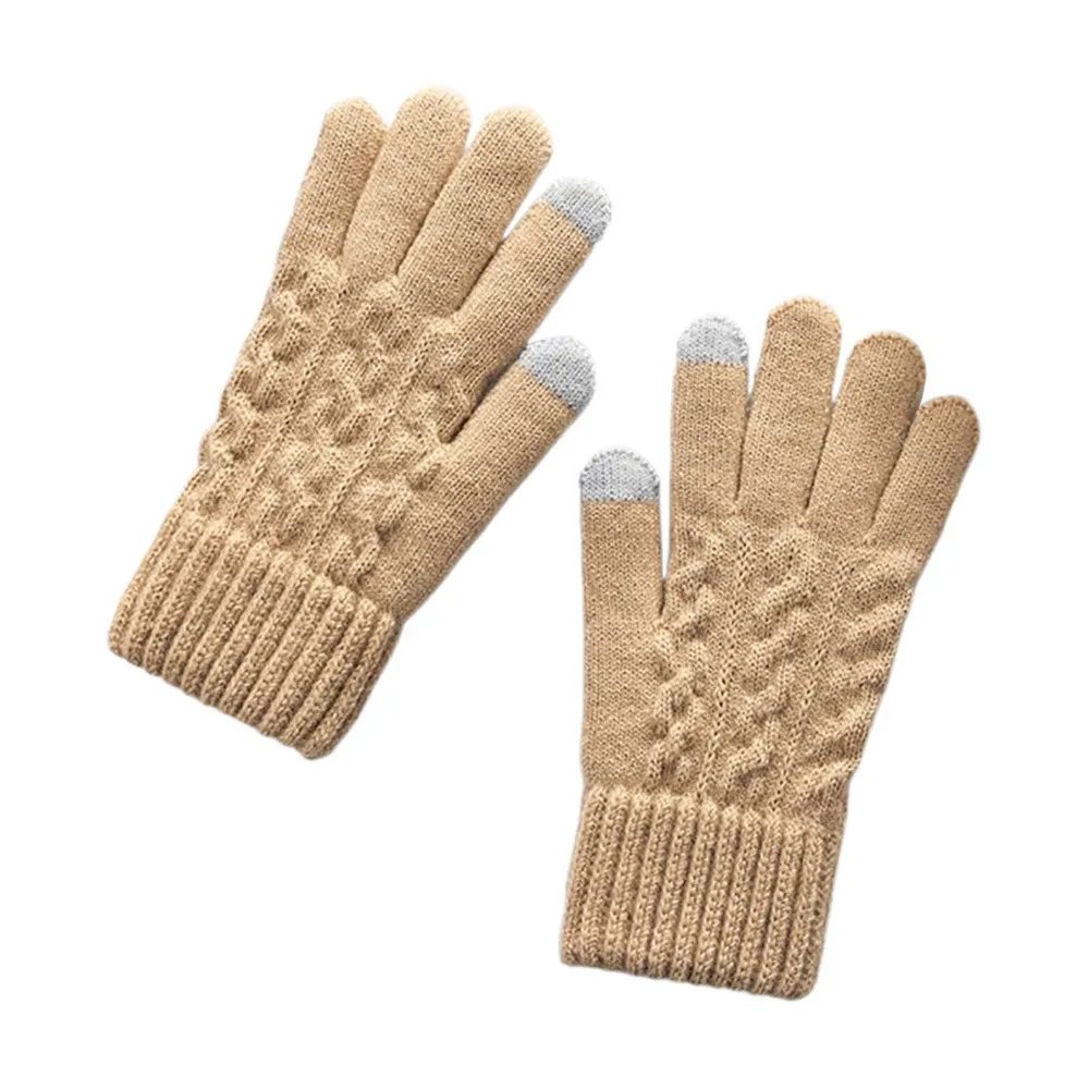 Thick Warm Women's Knitted Gloves Windproof Plush Cold-proof Gloves Touch Screen Keep Warm Outdoor Gloves Autumn Winter
Thick Warm Women's Knitted Gloves Windproof Plush Cold-proof Gloves Touch Screen Keep Warm Outdoor Gloves Autumn Winter