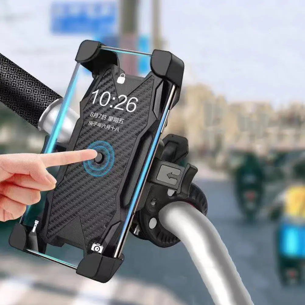 Anti-fall Motorcycle Phone Mount Bike Shockproof Holder for Cellphone Universal Bracket Flexible Support Clamp Cycling Bikes
Anti-fall Motorcycle Phone Mount Bike Shockproof Holder for Cellphone Universal Bracket Flexible Support Clamp Cycling Bikes