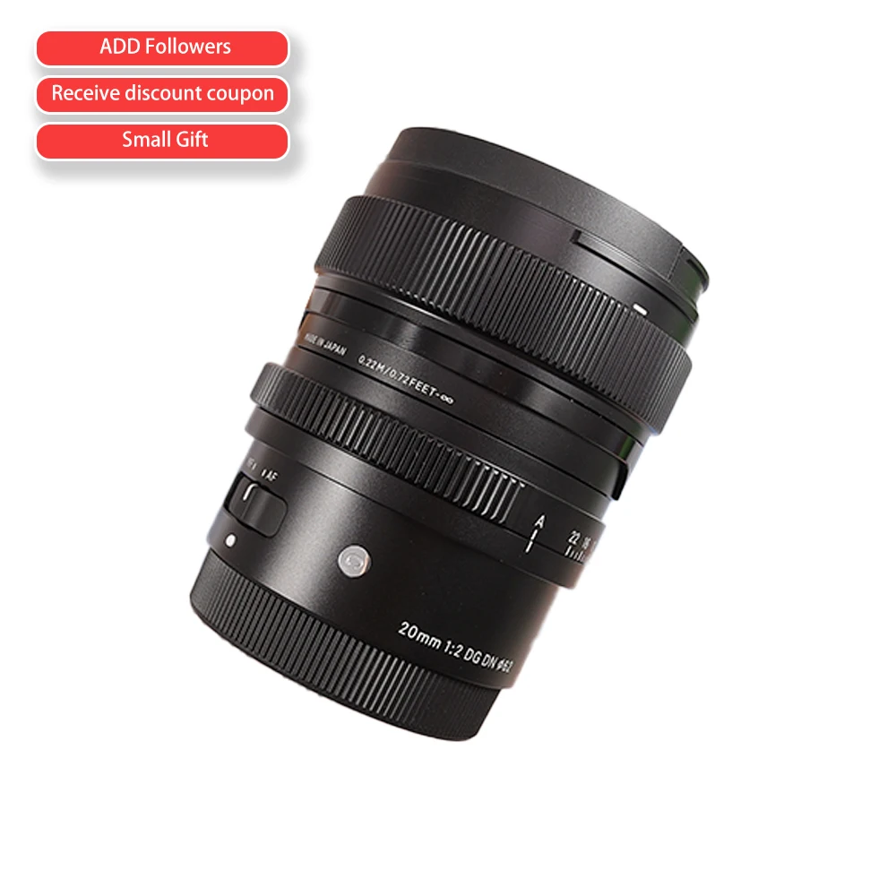 Sigma 20 мм F2 DG DN широкоугольный объектив с фиксированным фокусом для Sony E-mount/L-mount
Sigma 20 мм F2 DG DN широкоугольный объектив с фиксированным фокусом для Sony E-mount/L-mount
