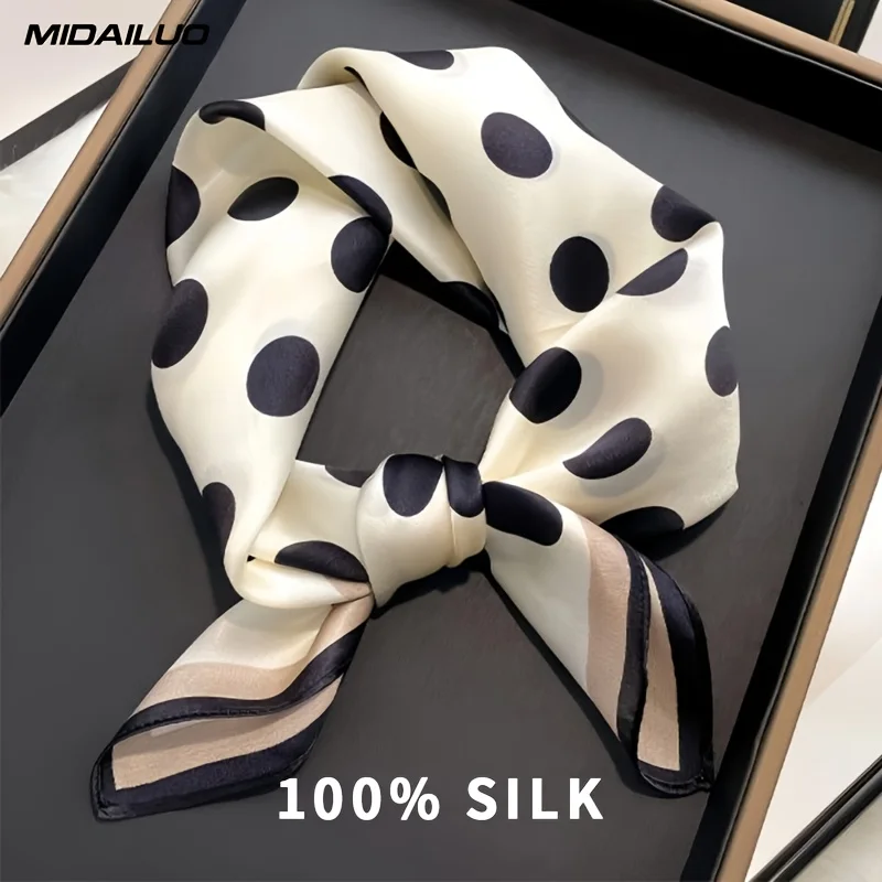 100% Real Silk Scarf Natural Shawl Wraps Women Ladies Fashion Dot Scarves Foulard Bandana Square Headband Hijab Pashmina 2026
100% Real Silk Scarf Natural Shawl Wraps Women Ladies Fashion Dot Scarves Foulard Bandana Square Headband Hijab Pashmina 2026