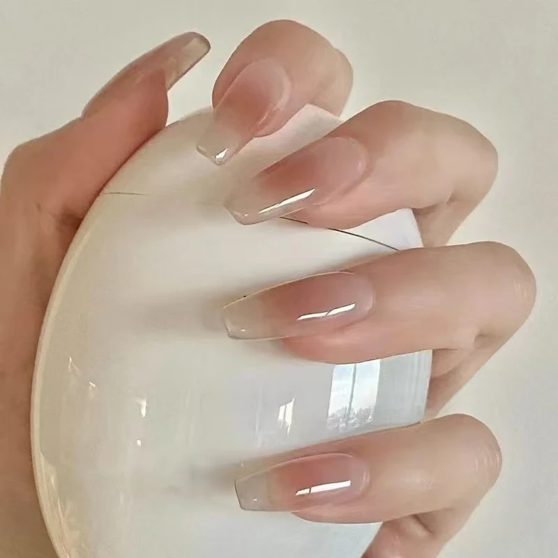 24pcs Press On Nails Ombre Coffin Pink Glossy Artificial Finger Manicure Reusable False Nails For Women Classy Nails
24pcs Press On Nails Ombre Coffin Pink Glossy Artificial Finger Manicure Reusable False Nails For Women Classy Nails