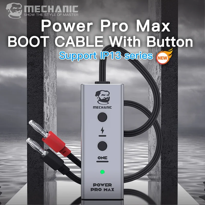 MECHANIC Power Pro Max BOOT CABLE with Button for IPhone 6 -13Pro Max Phone Repair Fast One Button Button Power on Cable Tools
MECHANIC Power Pro Max BOOT CABLE with Button for IPhone 6 -13Pro Max Phone Repair Fast One Button Button Power on Cable Tools