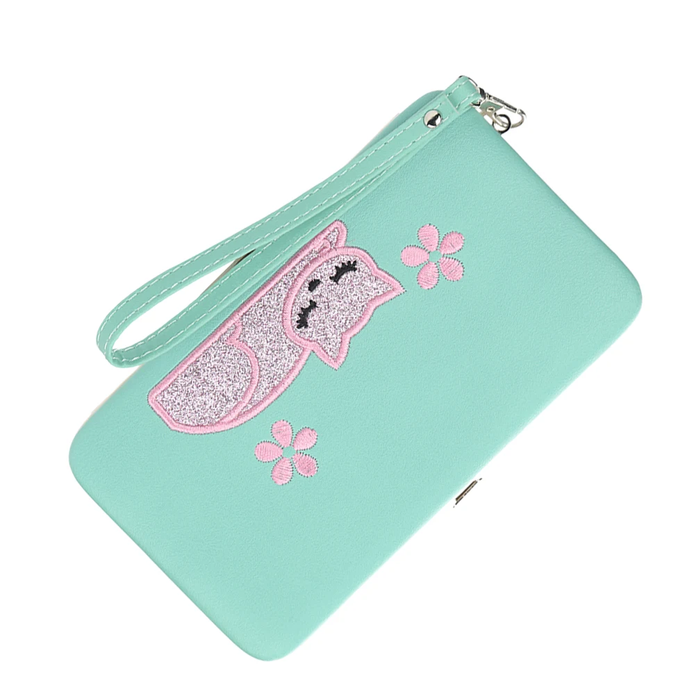 Cat Embroidered Coin Purse Women Wallet Zipper Multifunction PU Material Lightweight Compact Practical Popular High Quality
Cat Embroidered Coin Purse Women Wallet Zipper Multifunction PU Material Lightweight Compact Practical Popular High Quality