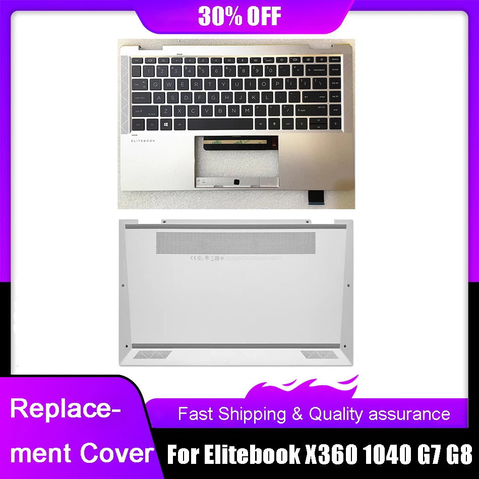 Новинка 95%, задняя крышка для ноутбука HP Elitebook X360 1040 G7 G8, подставка для рук с клавиатурой, Верхняя Нижняя деталь, серебристая
Новинка 95%, задняя крышка для ноутбука HP Elitebook X360 1040 G7 G8, подставка для рук с клавиатурой, Верхняя Нижняя деталь, серебристая