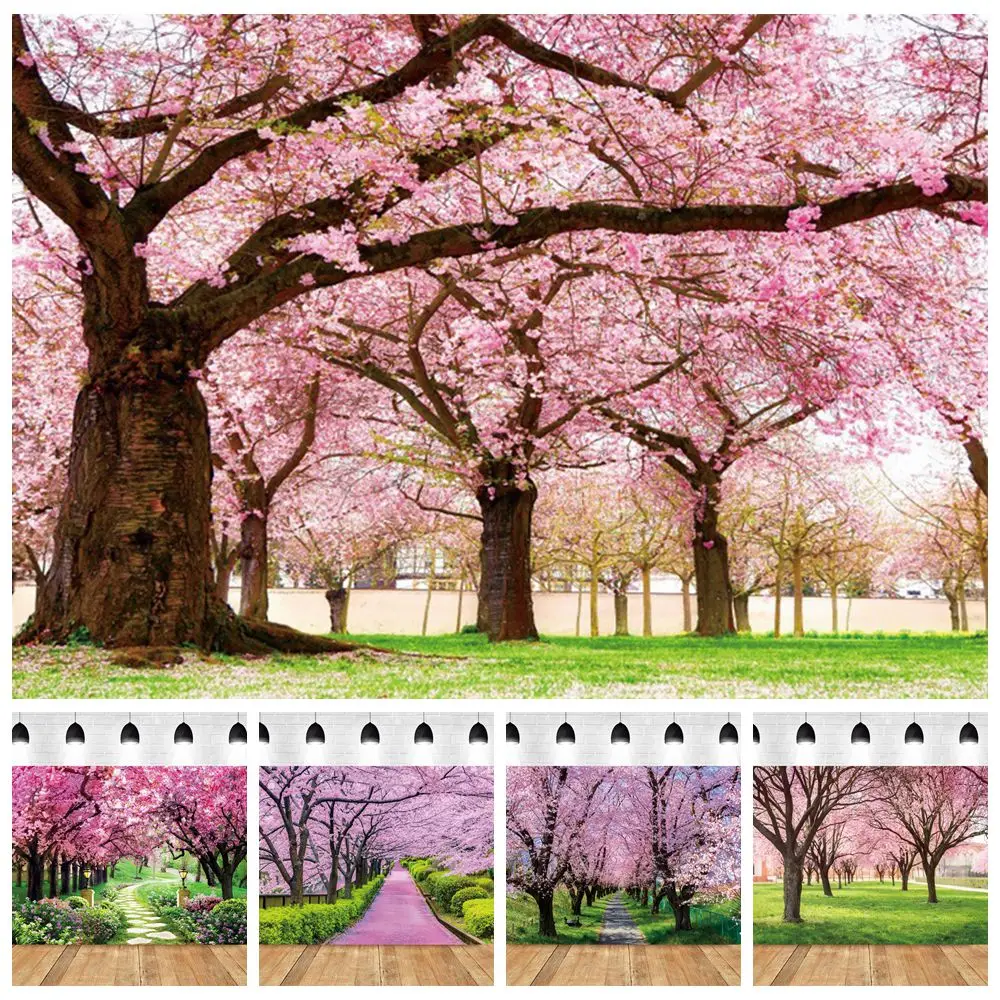 Spring Cherry Blossom Forest Photography Backdrop Natural Landscape Flowers Tree Garden Park Photo Background Photo Studio Props
Spring Cherry Blossom Forest Photography Backdrop Natural Landscape Flowers Tree Garden Park Photo Background Photo Studio Props