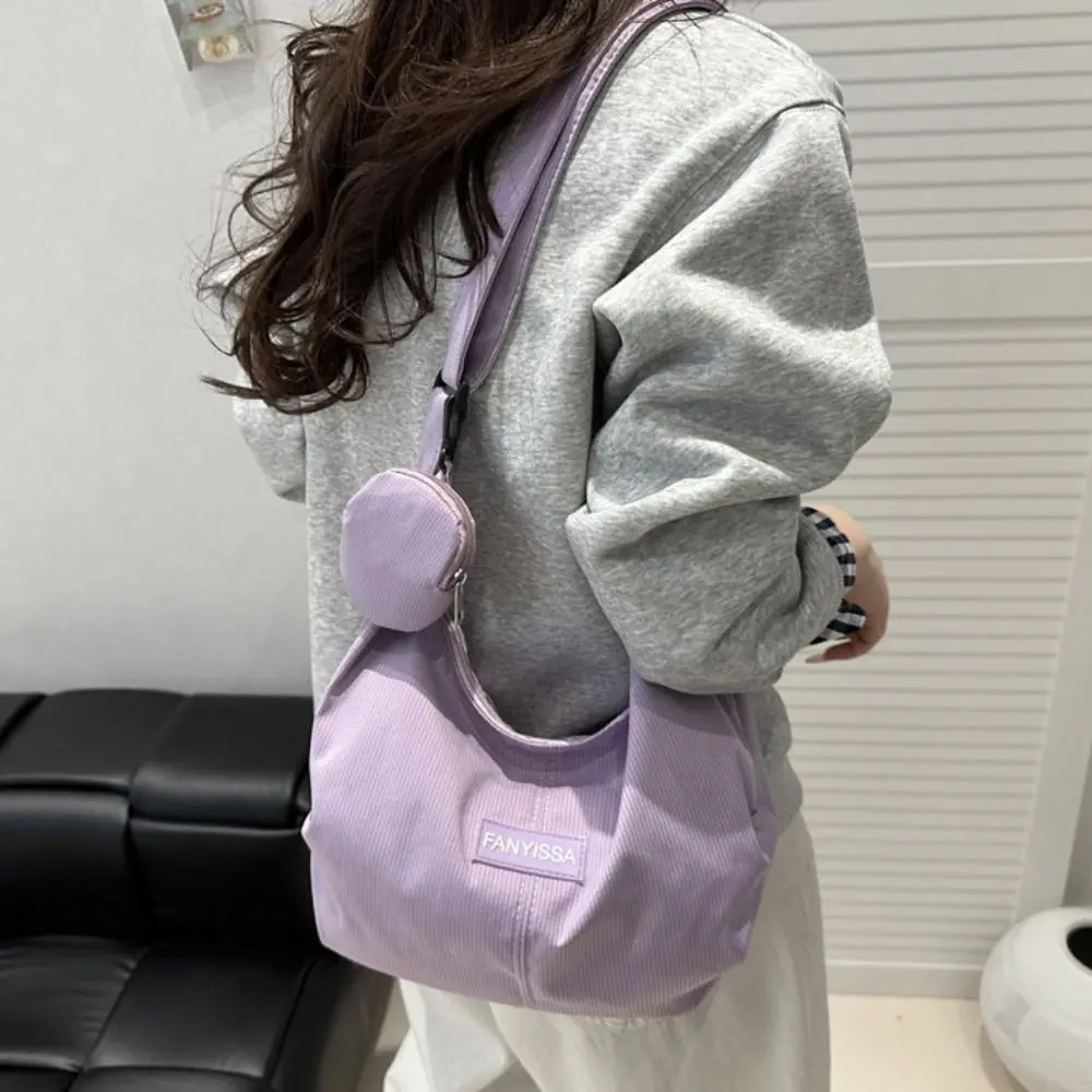 Korean Style Lightweight Shoulder Bag Cream Color Large Capacity Canvas Bag with Coin Purse Messenger Bag Handbag
Korean Style Lightweight Shoulder Bag Cream Color Large Capacity Canvas Bag with Coin Purse Messenger Bag Handbag