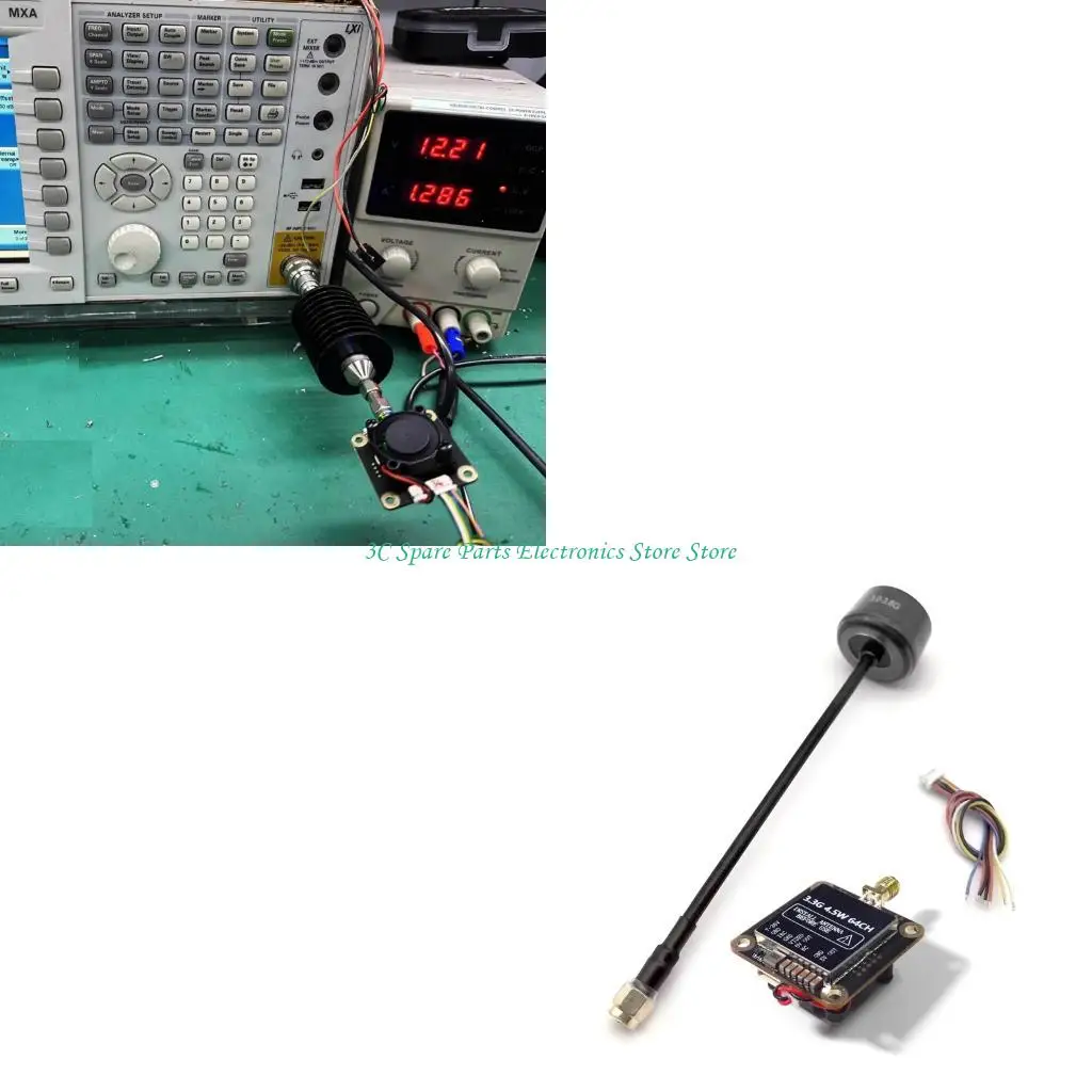 SZ FPV 64CH 3.3G 4.5W Camera Transmitter 64 Channel Wide Spectrum Picture
SZ FPV 64CH 3.3G 4.5W Camera Transmitter 64 Channel Wide Spectrum Picture