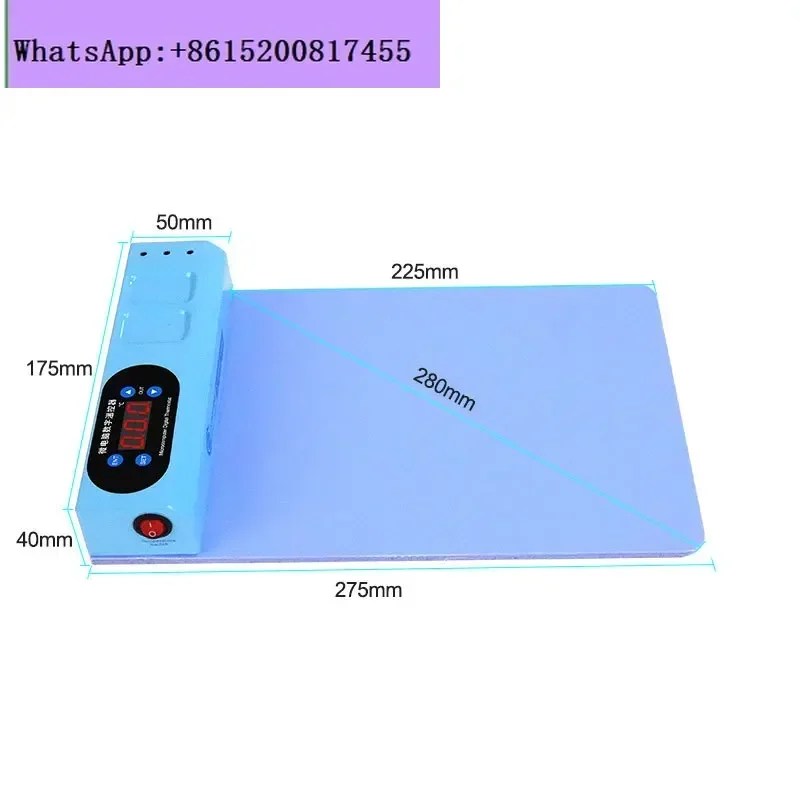 SUNSHINE S-918E Mini LCD Screen Splitter Heating Stage Separator Pad For Phone IPad Repair Separation Pad LCD Dismantling Treasu
SUNSHINE S-918E Mini LCD Screen Splitter Heating Stage Separator Pad For Phone IPad Repair Separation Pad LCD Dismantling Treasu