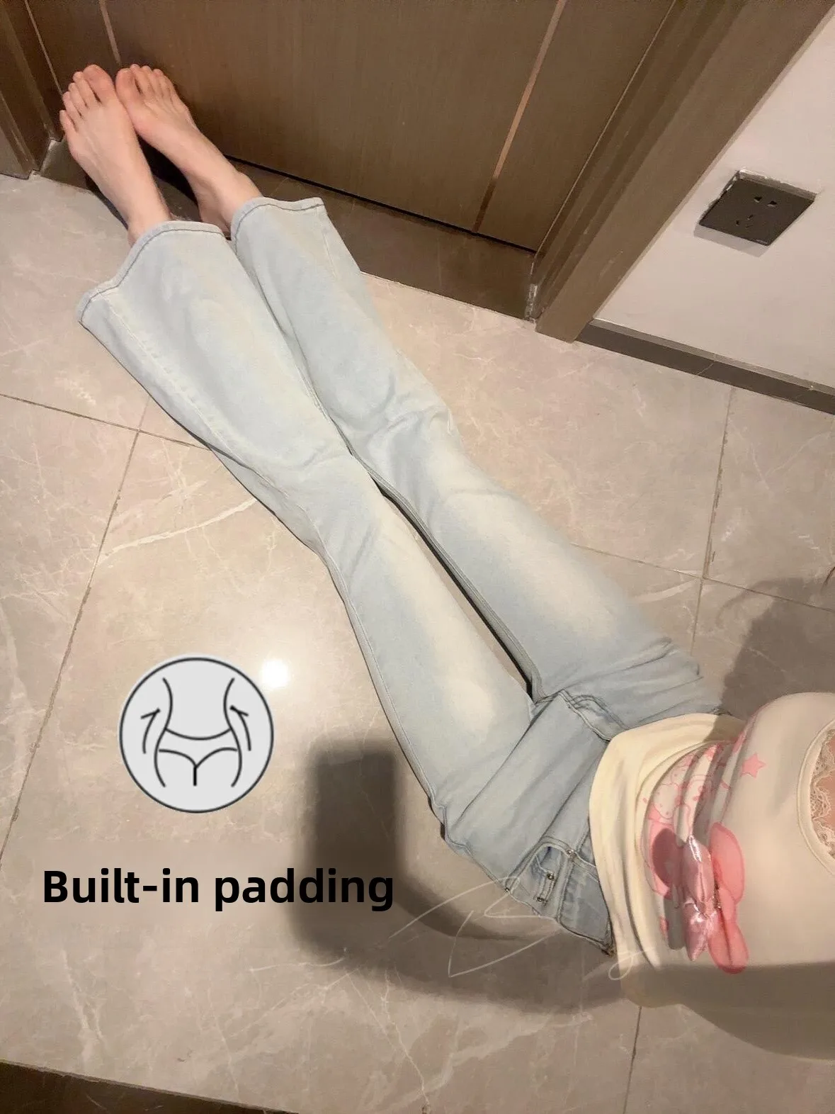 Charismatic Curvy High Waist Bell Bottom Jeans Women's Fashion Autumn Season Cotton Stretch Denim Micro Flared Versatile Jeans
Charismatic Curvy High Waist Bell Bottom Jeans Women's Fashion Autumn Season Cotton Stretch Denim Micro Flared Versatile Jeans