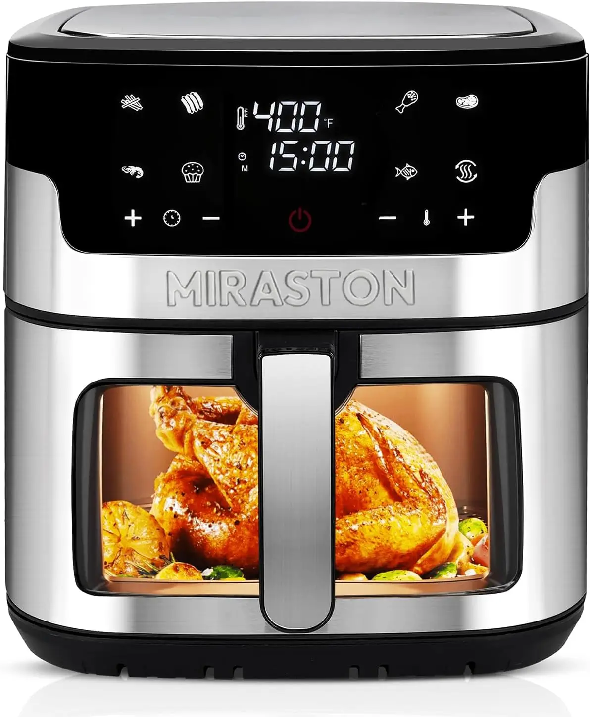 8.5QT Digital Air Fryer with Smart Touchscreen, 8 Presets, Dishwasher-Safe Basket, Large Family Size for Healthy Cooking
8.5QT Digital Air Fryer with Smart Touchscreen, 8 Presets, Dishwasher-Safe Basket, Large Family Size for Healthy Cooking