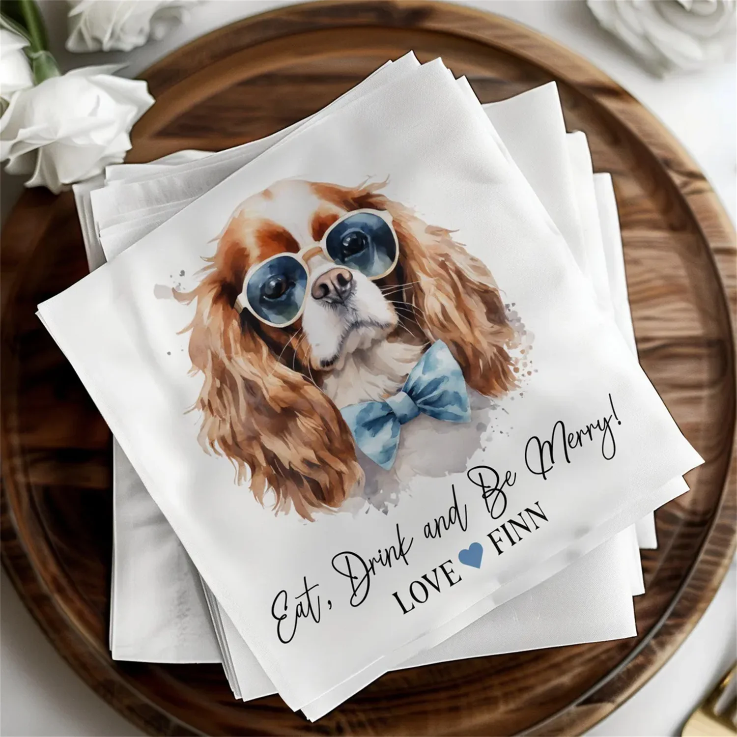 50 PCS Pet Cocktail Custom Wedding Napkin, Personalized Wedding Napkins, Dog Wedding Napkins, Pet Napkins, Wedding Bar Napkins,
50 PCS Pet Cocktail Custom Wedding Napkin, Personalized Wedding Napkins, Dog Wedding Napkins, Pet Napkins, Wedding Bar Napkins,