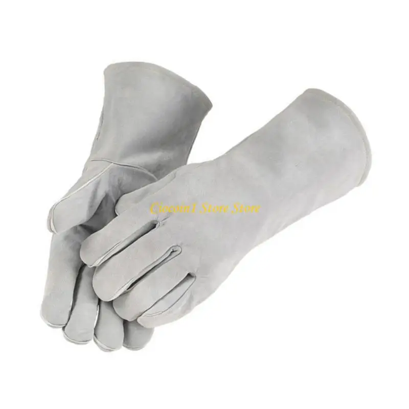 Leather Welding Gloves Long Sleeve Breathable Thick Gloves Hand Protections from Welder Cutting Flame Resistant Gloves
Leather Welding Gloves Long Sleeve Breathable Thick Gloves Hand Protections from Welder Cutting Flame Resistant Gloves