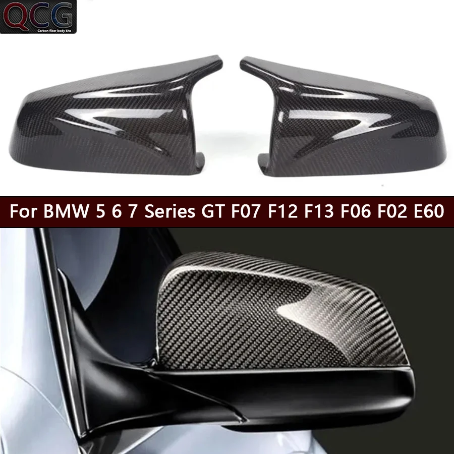 For BMW 5 6 7 Series GT F07 F12 F13 F06 F02 E60 Shells Rearview Cap Carbon fiber rear view mirror case cover Car Accessories
For BMW 5 6 7 Series GT F07 F12 F13 F06 F02 E60 Shells Rearview Cap Carbon fiber rear view mirror case cover Car Accessories