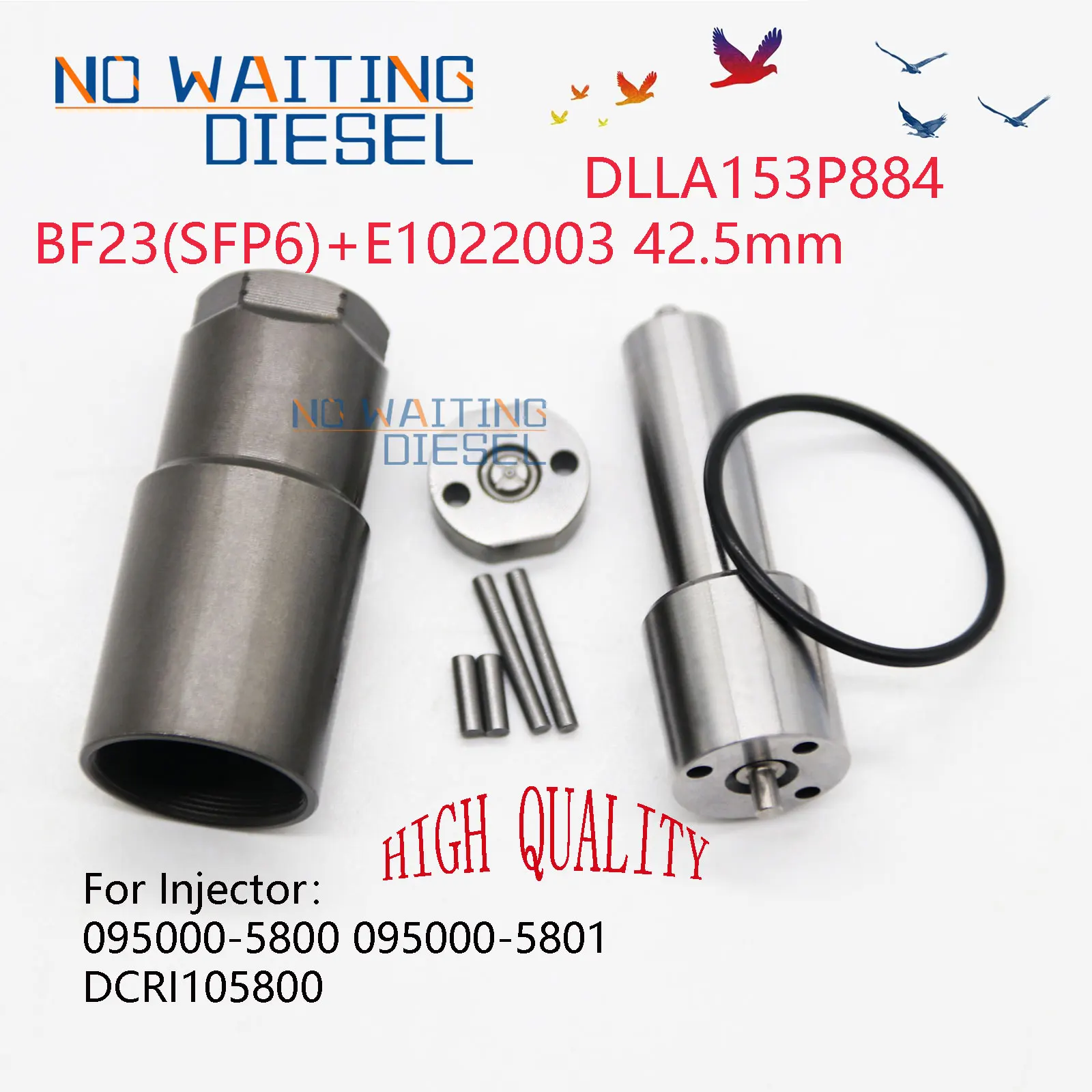 DLLA153P884 сопло BF23(SFP6) инжекторный клапан E1022003 42,5 мм комплект для ремонта 0950005801For DCRI105800 1980J7 9659325580
DLLA153P884 сопло BF23(SFP6) инжекторный клапан E1022003 42,5 мм комплект для ремонта 0950005801For DCRI105800 1980J7 9659325580