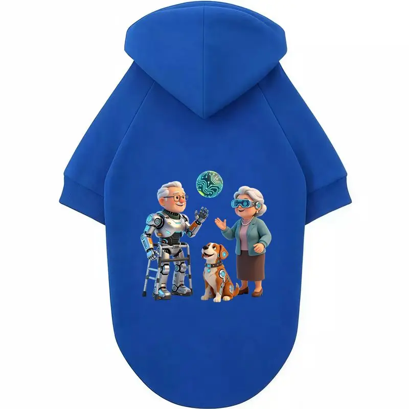 Dog Hoodie, Retro Tech Print, Pet Warm Coat
Dog Hoodie, Retro Tech Print, Pet Warm Coat