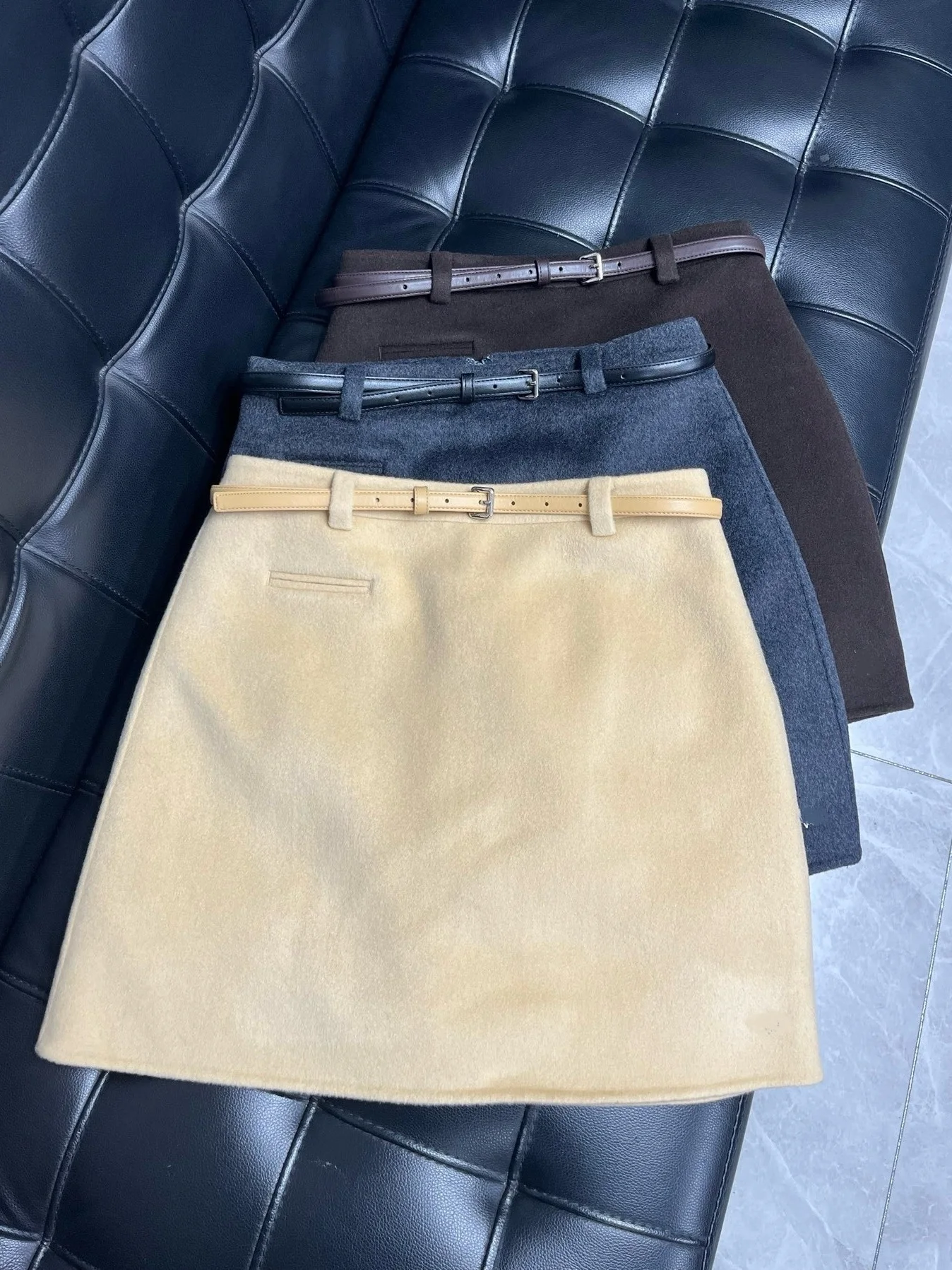 Ladies' New Autumn Winter Woolen A-Line Skirt Slimming Hip Covering mid Waist Design Ci Commute Friendly Simple Sle
Ladies' New Autumn Winter Woolen A-Line Skirt Slimming Hip Covering mid Waist Design Ci Commute Friendly Simple Sle