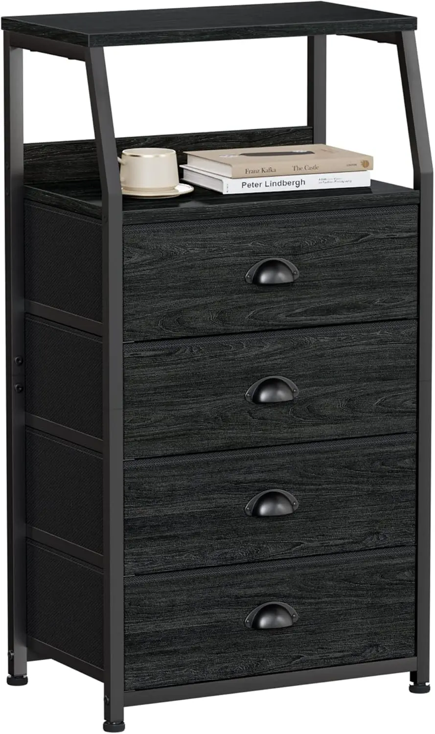 Tall 4 Drawers Dresser Vertical Storage Tower Black Dresser for Bedroom Hallway Entryway Nursery Closet Organizer Nightstand Bed
Tall 4 Drawers Dresser Vertical Storage Tower Black Dresser for Bedroom Hallway Entryway Nursery Closet Organizer Nightstand Bed