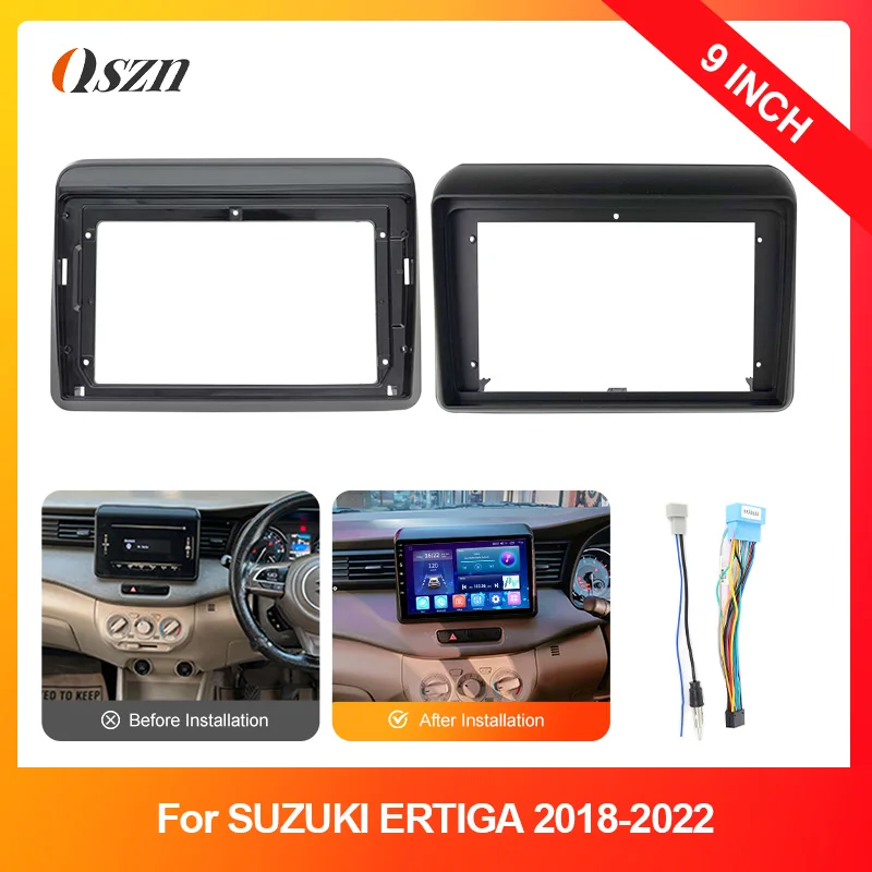 9 inch Car Fascia For SUZUKI ERTIGA 2018-2022 DVD Frame Adapter Stereo Radio Audio Dash Head Unit Navigation Harness Panel Kit
9 inch Car Fascia For SUZUKI ERTIGA 2018-2022 DVD Frame Adapter Stereo Radio Audio Dash Head Unit Navigation Harness Panel Kit