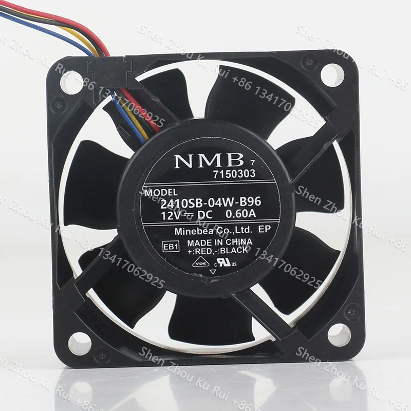 60X60X25MM New original NMB 5V 24V 48V DC12V 0.60A AC EC 6025 2410SB-04W-B96 6CM high air volume inverter four-wire cooling fan
60X60X25MM New original NMB 5V 24V 48V DC12V 0.60A AC EC 6025 2410SB-04W-B96 6CM high air volume inverter four-wire cooling fan