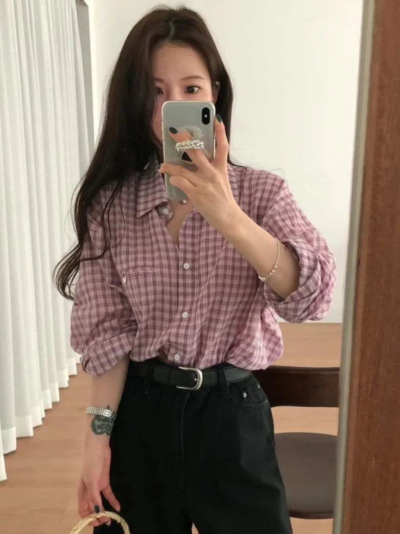 Fre Striped Women's irt Chic Summer Loose Long Sve Sun Protection irt Ele Agel Top Commute Sle Regular Fit
Fre Striped Women's irt Chic Summer Loose Long Sve Sun Protection irt Ele Agel Top Commute Sle Regular Fit