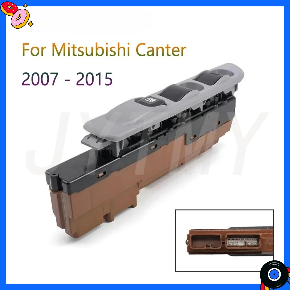 Главный переключатель окна, автомобильные аксессуары для Mitsubishi Canter 2007-2015, передний левый электрический стеклоподъемник, детали кнопки управления
Главный переключатель окна, автомобильные аксессуары для Mitsubishi Canter 2007-2015, передний левый электрический стеклоподъемник, детали кнопки управления