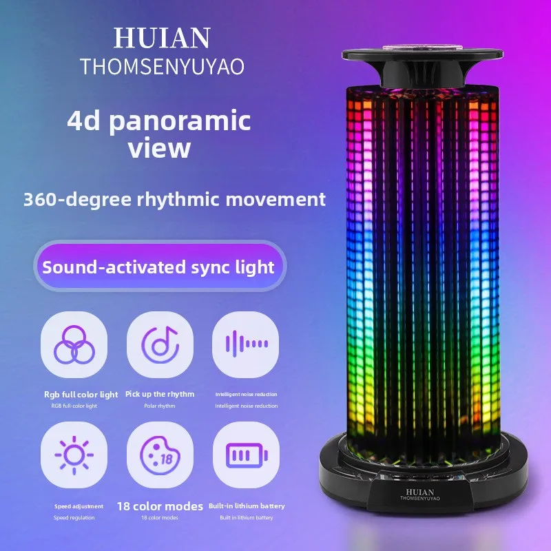 Factory wholesale 4D panoramic pickup light voice control music rhythm USB ambient light pickup light
Factory wholesale 4D panoramic pickup light voice control music rhythm USB ambient light pickup light