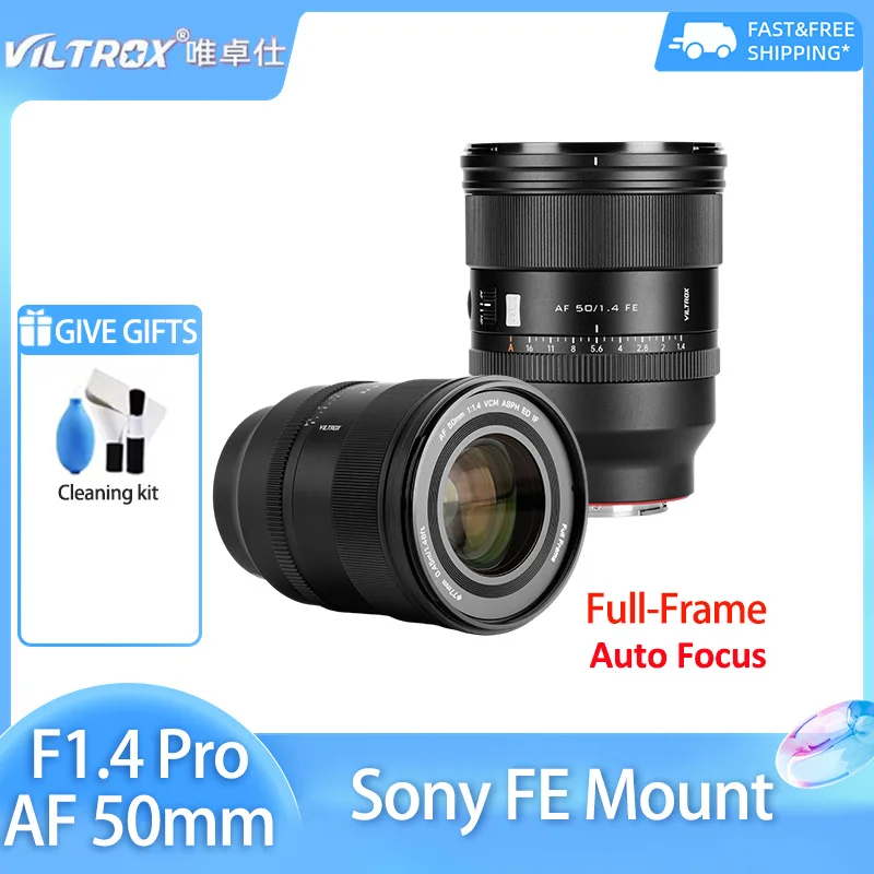Viltrox 50mm F1.4 PRO Auto Focus Full Frame Large Aperture Cameras Lens with HyperVCM motor for Sony FE Mount A7III FX3 ZVE10 A7 
Viltrox 50mm F1.4 PRO Auto Focus Full Frame Large Aperture Cameras Lens with HyperVCM motor for Sony FE Mount A7III FX3 ZVE10 A7