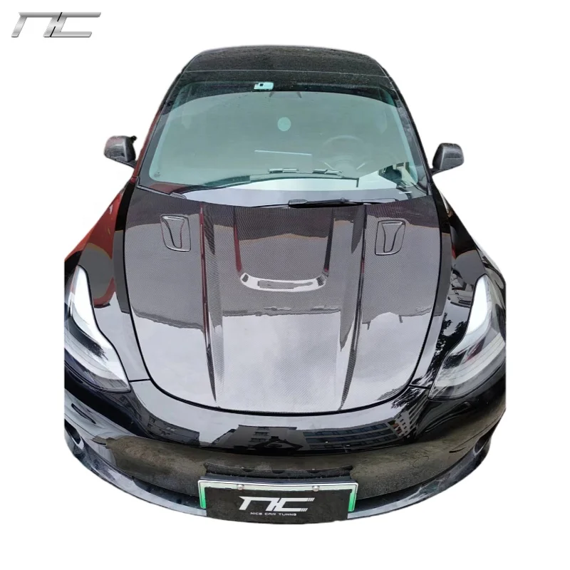 New design customizable Carbon fiber engine hood bonnet for tesla model3
New design customizable Carbon fiber engine hood bonnet for tesla model3