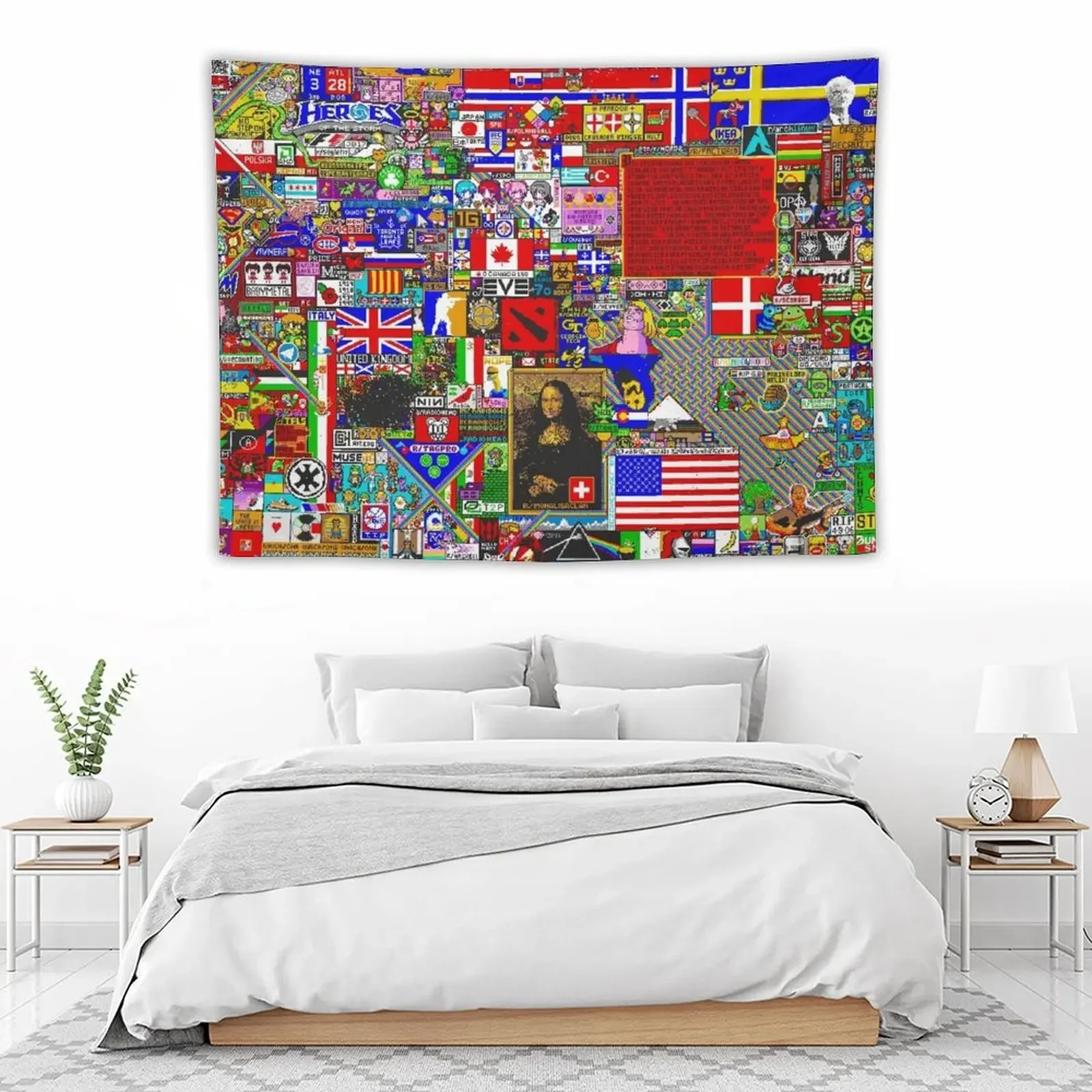 Reddit r/place Final Image - 13k Resolution Tapestry Home Decorators Decorative Wall Mural Wall Decorations Tapestry
Reddit r/place Final Image - 13k Resolution Tapestry Home Decorators Decorative Wall Mural Wall Decorations Tapestry