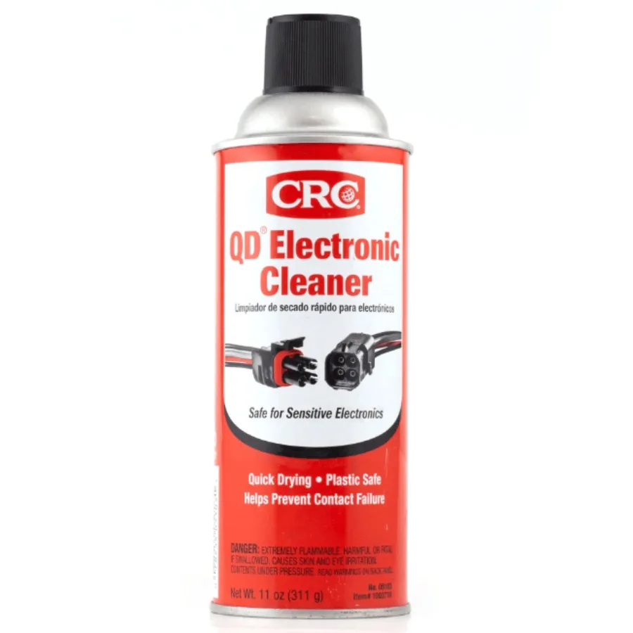 CRC Electronic Cleaner Spray Quick Dry Aerosol for Sensitive Electronics Universal Vehicle Use 11 oz
CRC Electronic Cleaner Spray Quick Dry Aerosol for Sensitive Electronics Universal Vehicle Use 11 oz