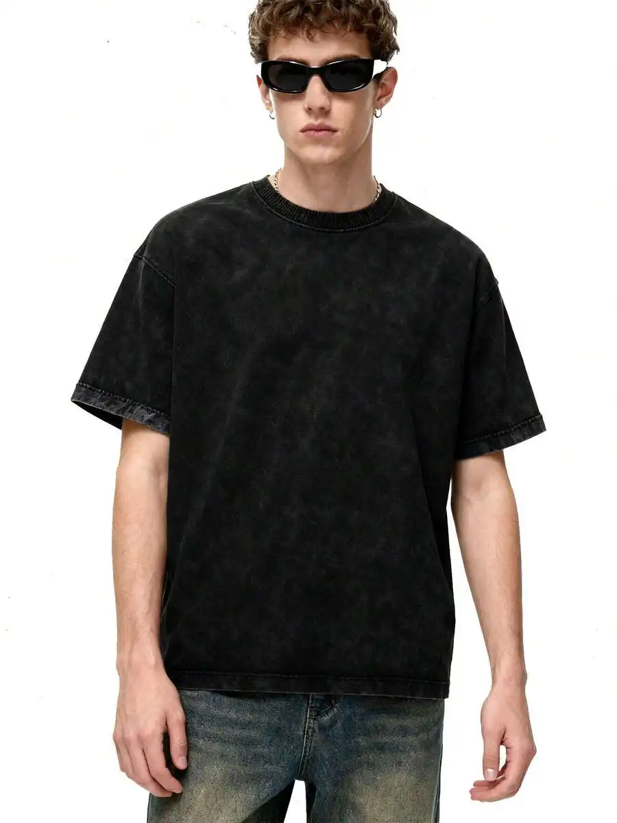 Heavyweight 230G Pure Cotton Oversized T-Shirt With Dropped Sleeve Retro Streetwear For Men And Unisex Casual Wear
Heavyweight 230G Pure Cotton Oversized T-Shirt With Dropped Sleeve Retro Streetwear For Men And Unisex Casual Wear