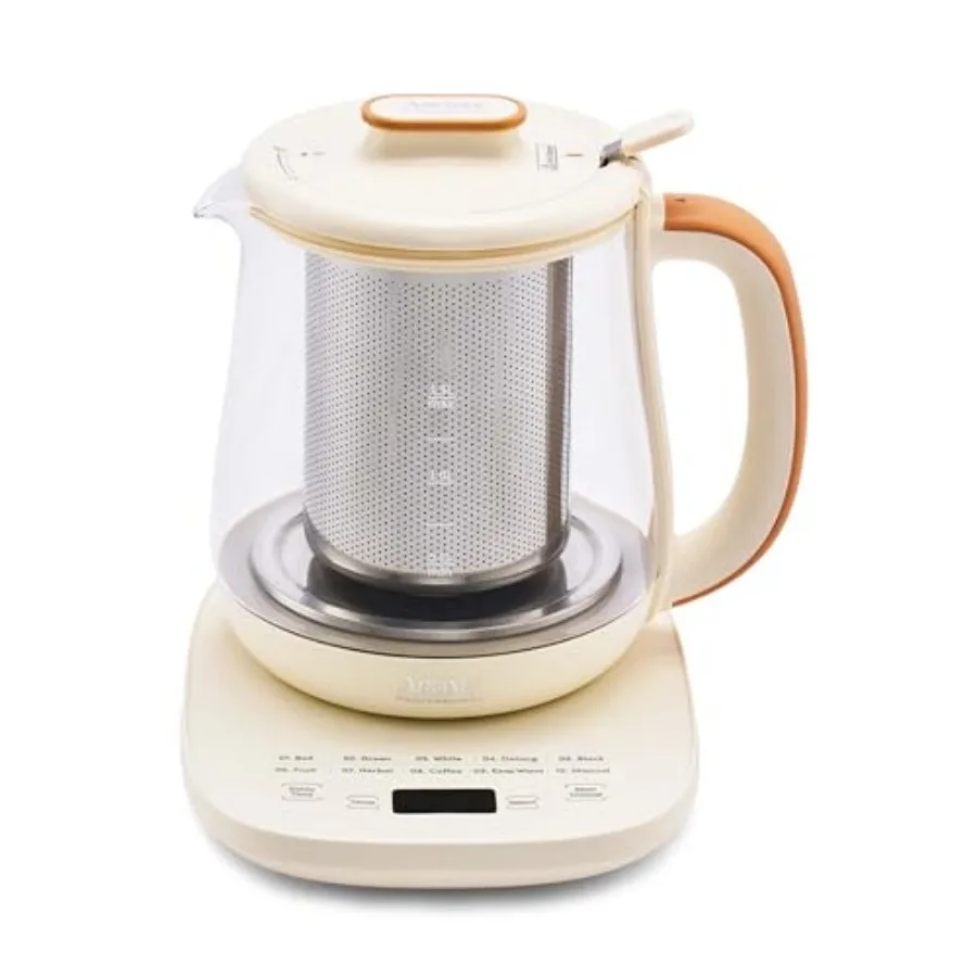 ® Professional Infusion Glass Electric Tea Kettle with Temperature Control and 10 Preset Modes 6 Cups 1.5 Liters
® Professional Infusion Glass Electric Tea Kettle with Temperature Control and 10 Preset Modes 6 Cups 1.5 Liters