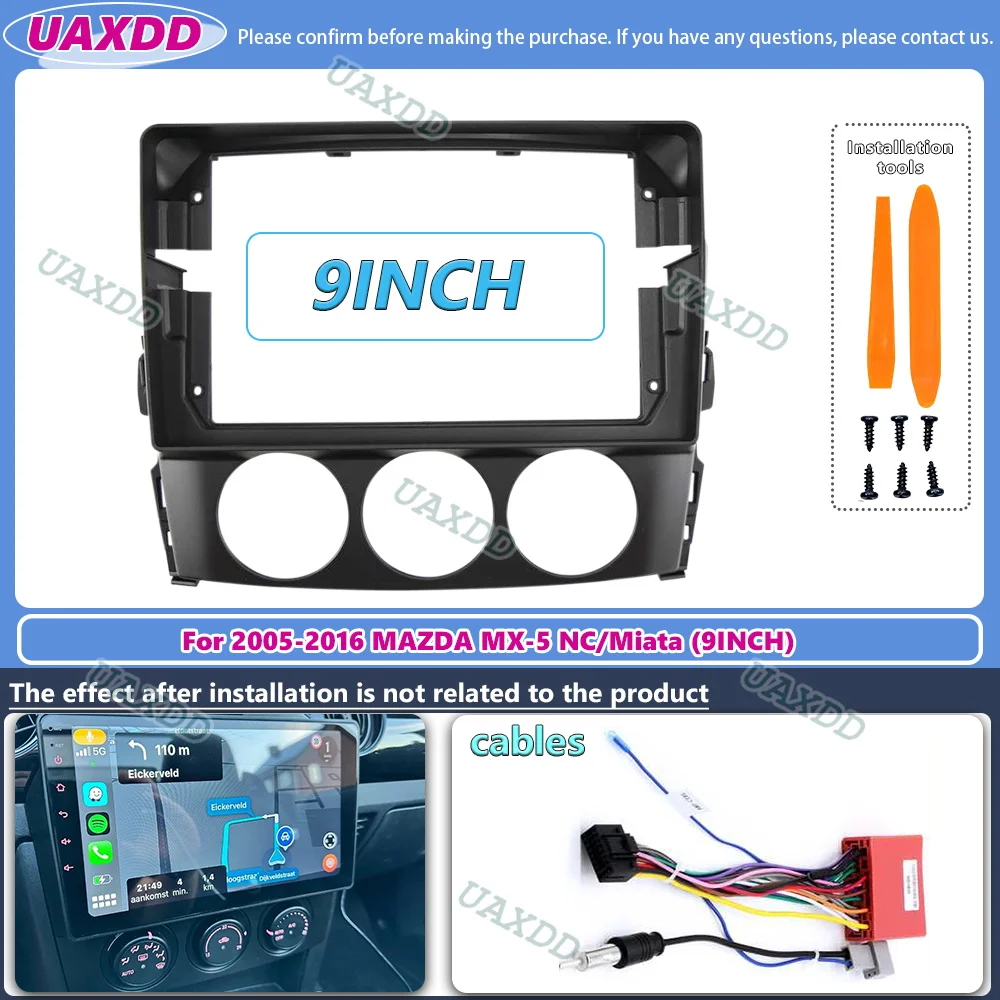 Рамка автомобильного радио Fascias для Mazda MX-5 MX5 MX 5 NC 2005-2016 9-дюймовый 2 DIN стерео панель жгут проводов адаптера кабеля питания разъем CD
Рамка автомобильного радио Fascias для Mazda MX-5 MX5 MX 5 NC 2005-2016 9-дюймовый 2 DIN стерео панель жгут проводов адаптера кабеля питания разъем CD