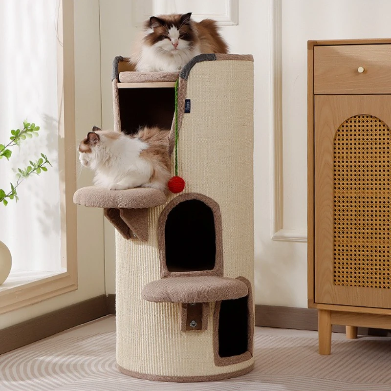 2026 hot Multifunctional Climbing Frame Wear-resistant Sisal Scratching Post Multi-layer Bed Toys Pet Supplies
2026 hot Multifunctional Climbing Frame Wear-resistant Sisal Scratching Post Multi-layer Bed Toys Pet Supplies