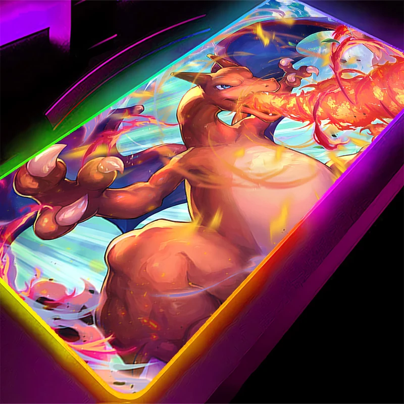 Computer Backlight Mouse Pad RGB Gaming MousePad anime P-Pikachus C-Charizards LED Gamer keyboard pad PC Desk Mat tapis souris
Computer Backlight Mouse Pad RGB Gaming MousePad anime P-Pikachus C-Charizards LED Gamer keyboard pad PC Desk Mat tapis souris