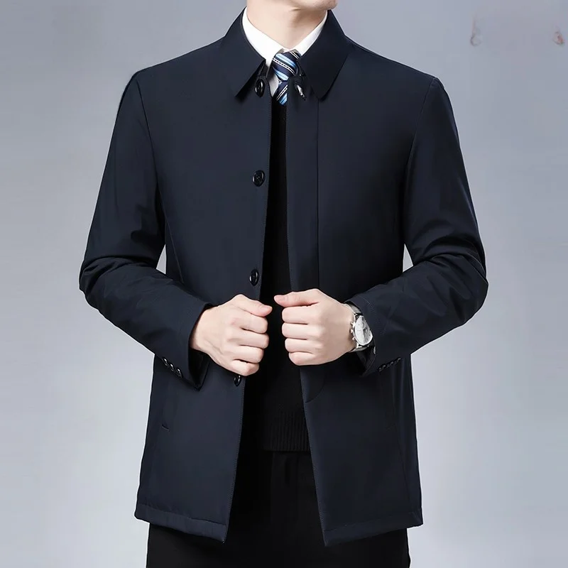 Мужская утепленная куртка Pierre Cardin с воротником, повседневная зимняя деловая верхняя одежда для защиты от холода, приталенный крой, длинный рукав
Мужская утепленная куртка Pierre Cardin с воротником, повседневная зимняя деловая верхняя одежда для защиты от холода, приталенный крой, длинный рукав