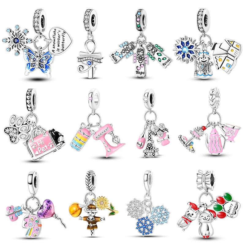 100% 925 Sterling Silver Cute Corgi Cat Gecko Balloon Carousel Charms Beads Fit Original Brand Bracelets DIY Birthday Jewelry
100% 925 Sterling Silver Cute Corgi Cat Gecko Balloon Carousel Charms Beads Fit Original Brand Bracelets DIY Birthday Jewelry