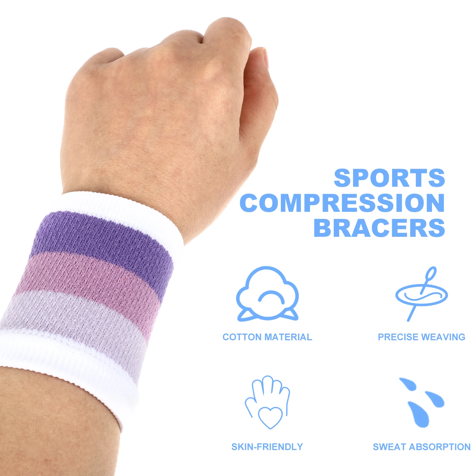 Sweat-absorbing Wrist Guard Sports Wristband for Men Women Basketball Protective Soft Durable Great Fit Fashion Comfortable
Sweat-absorbing Wrist Guard Sports Wristband for Men Women Basketball Protective Soft Durable Great Fit Fashion Comfortable