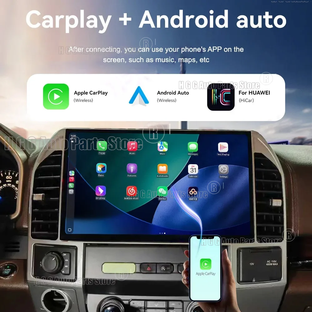 HJ 13.1" Car Radio For Ford F150 F-150 2015-2021 GPS Navigation Android Auto Carplay Multimedia Player Stereo Head Unit DSP
HJ 13.1" Car Radio For Ford F150 F-150 2015-2021 GPS Navigation Android Auto Carplay Multimedia Player Stereo Head Unit DSP