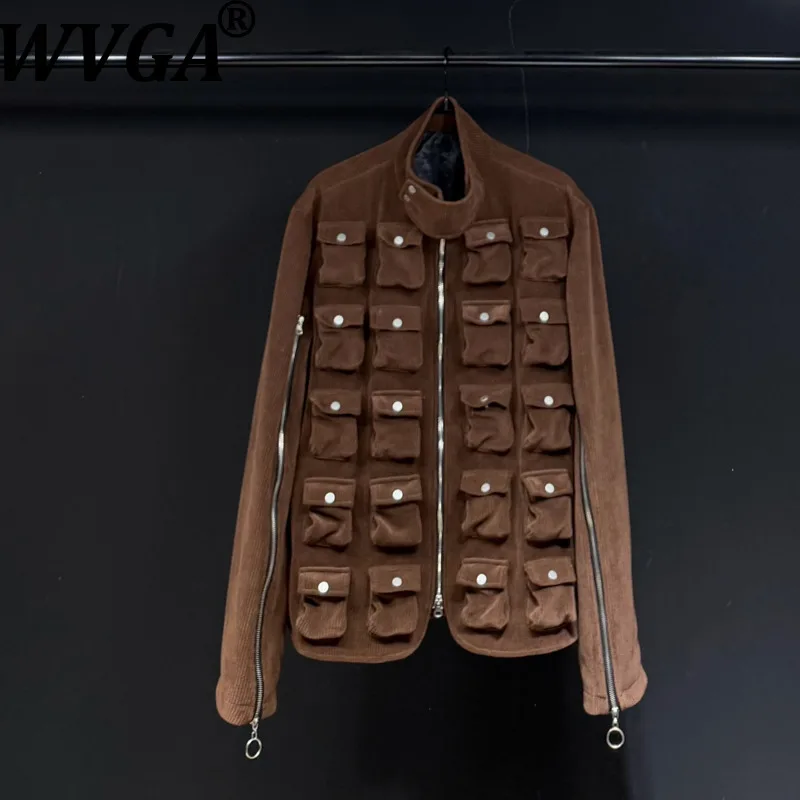 WVGA весна осень новый мужской прилив тяжелая строчка на молнии модная куртка с несколькими карманами нишевая шикарная повседневная куртка с воротником-стойкой Ins W14607
WVGA весна осень новый мужской прилив тяжелая строчка на молнии модная куртка с несколькими карманами нишевая шикарная повседневная куртка с воротником-стойкой Ins W14607