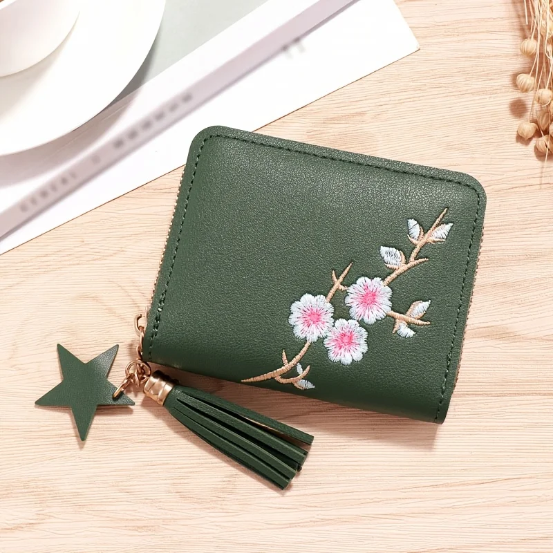 2026 New Women's Small High-End Elegant Wallet Embroidered Flower Women's Short Card Holder, Coin Purse
2026 New Women's Small High-End Elegant Wallet Embroidered Flower Women's Short Card Holder, Coin Purse